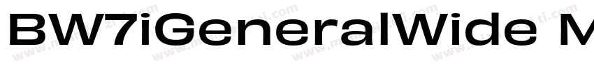 BW7iGeneralWide Medi字体转换